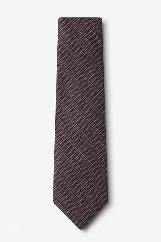 Gilbert Orange Extra Long Tie