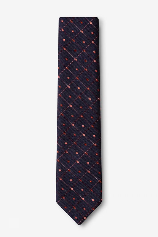 Gresham Orange Skinny Tie