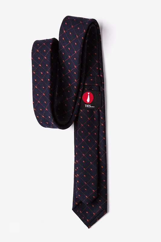 Gresham Orange Skinny Tie