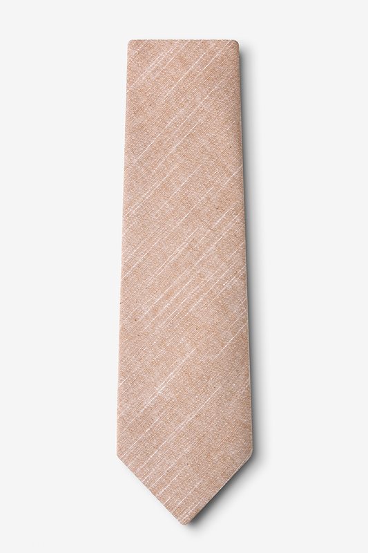 Wortham Orange Extra Long Tie