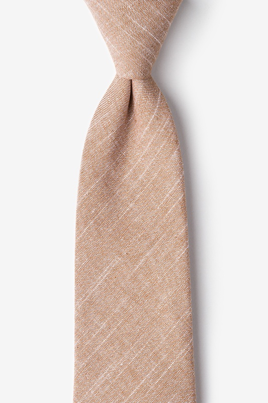 Wortham Orange Extra Long Tie