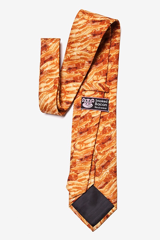 Sizzlin’ Bacon Orange Extra Long Tie