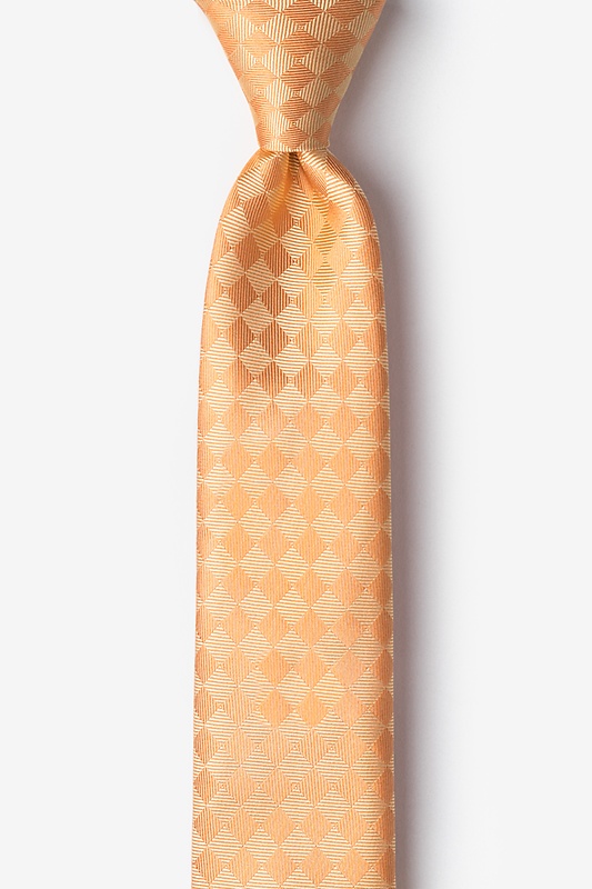 Cape Cod Orange Skinny Tie