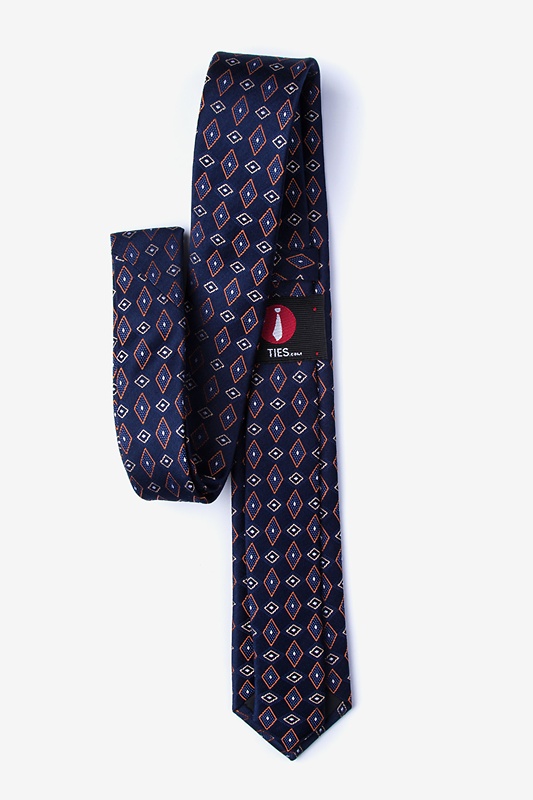 Willow Orange Skinny Tie