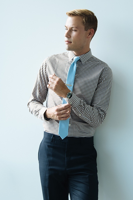 Pale Blue Extra Long Tie