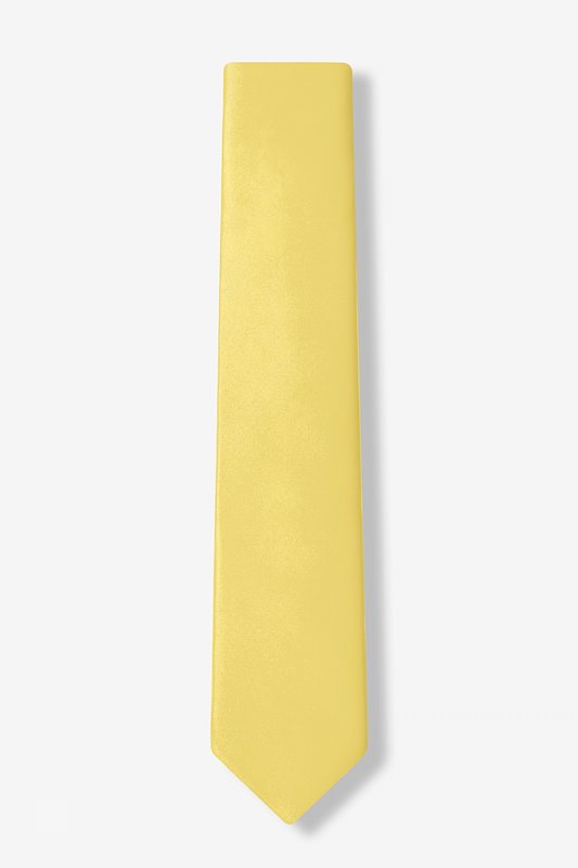 Pale Lemon Skinny Tie