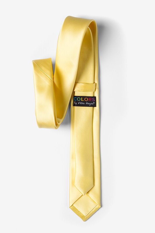 Pale Lemon Skinny Tie