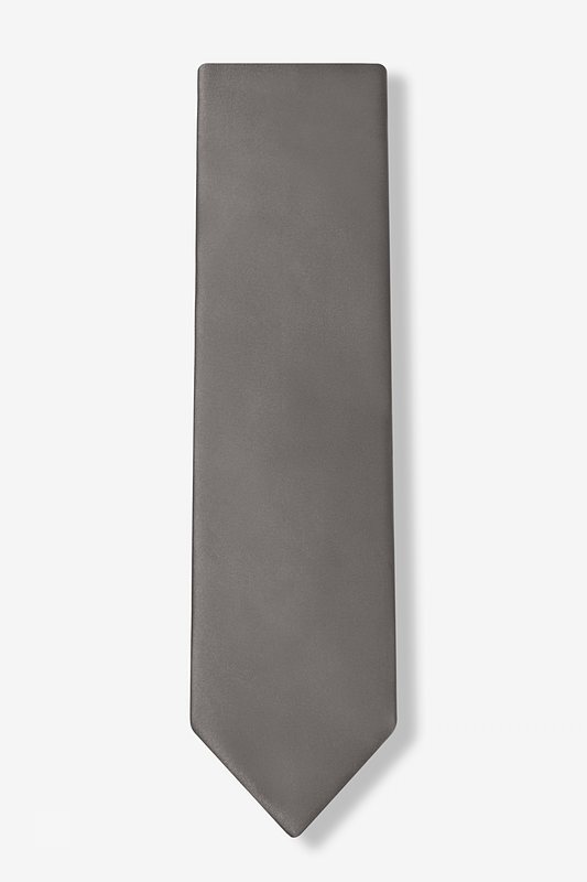 Pewter Extra Long Tie