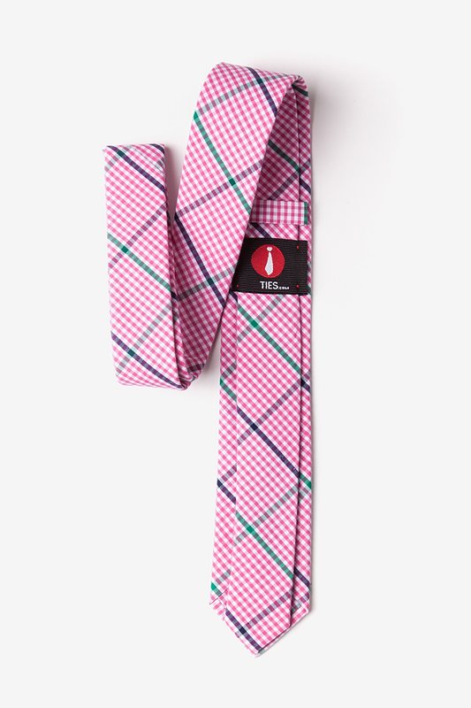 Douglas Pink Skinny Tie