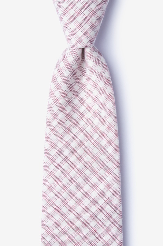 Huron Pink Extra Long Tie