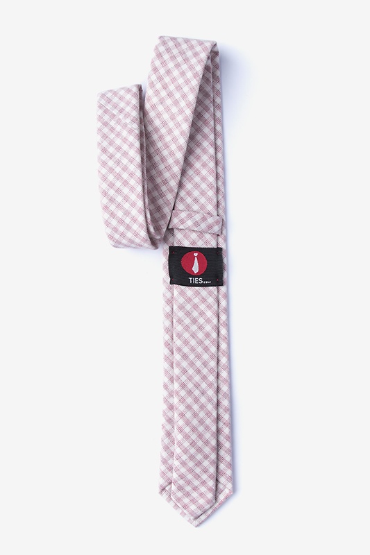 Huron Pink Skinny Tie