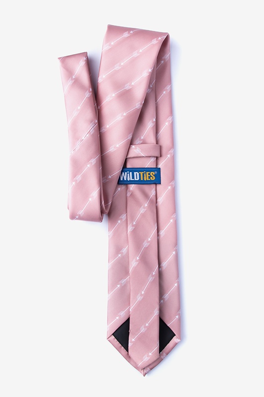 Flying Arrows Pink Extra Long Tie