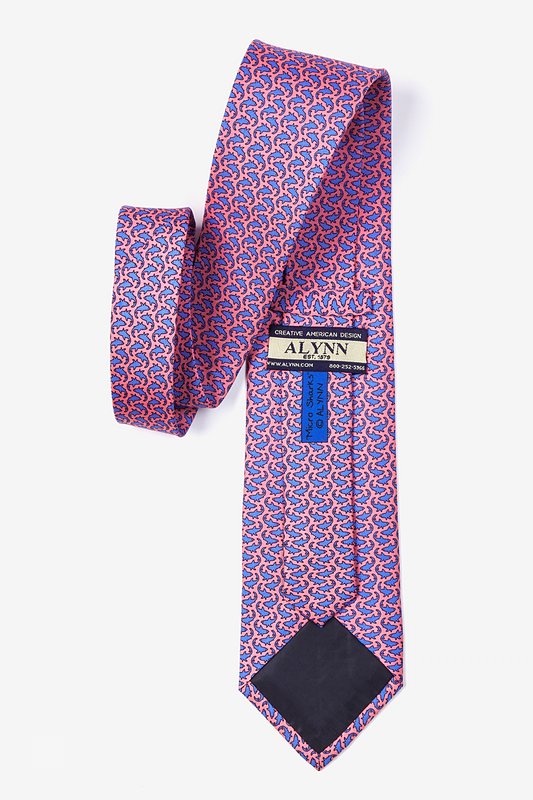 Micro Sharks Pink Tie