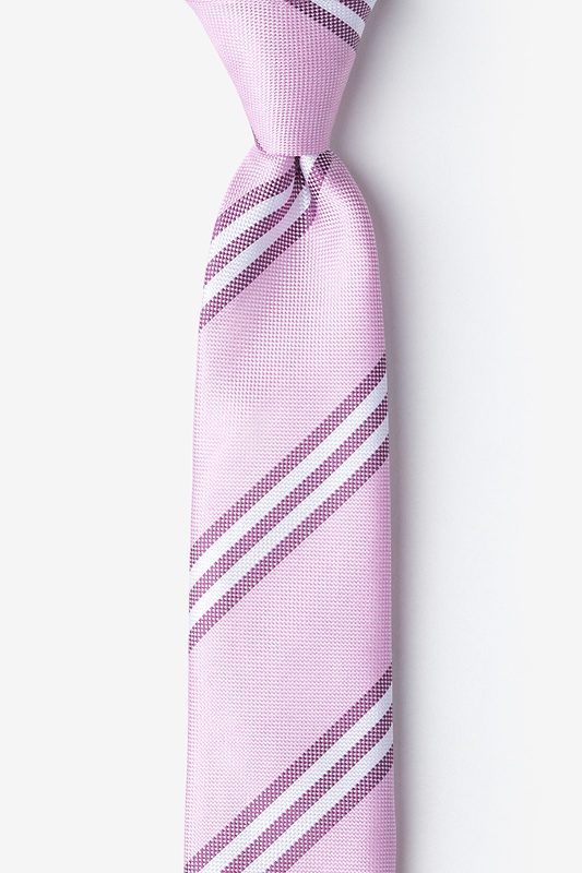 Pioneer Pink Skinny Tie