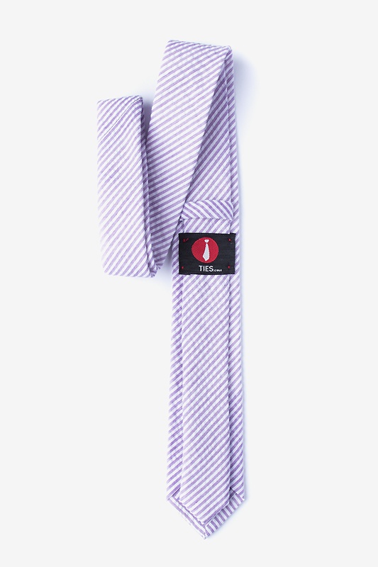 Clyde Purple Skinny Tie