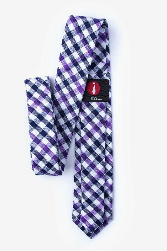 Lance Purple Skinny Tie