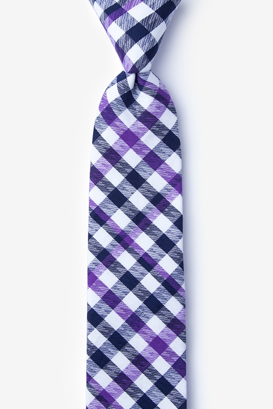 Lance Purple Skinny Tie