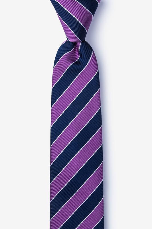 Fane Purple Skinny Tie