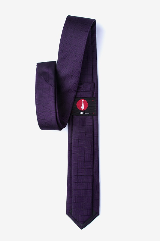 Red Hill Purple Skinny Tie