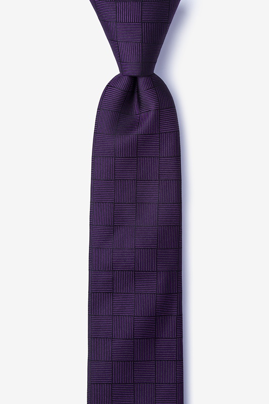 Red Hill Purple Skinny Tie