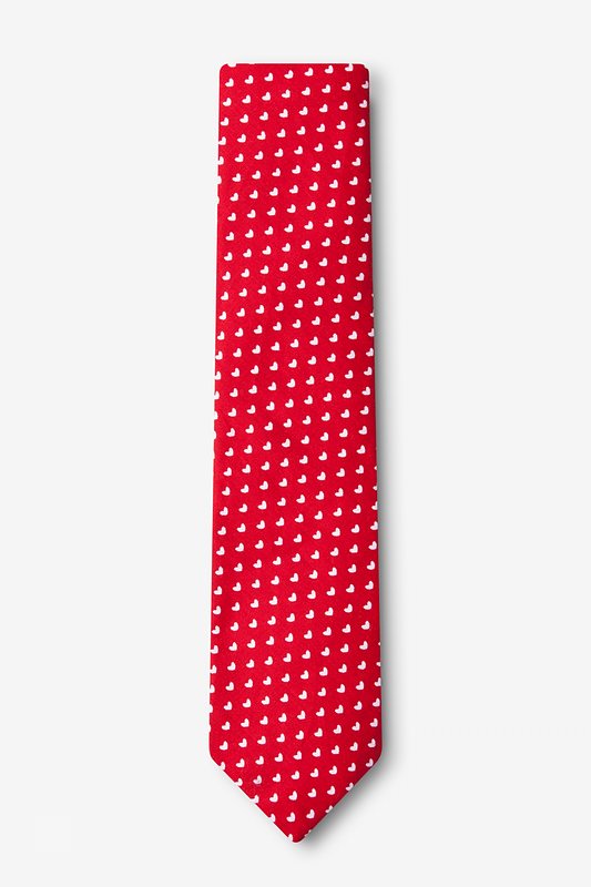 Bandon Red Skinny Tie