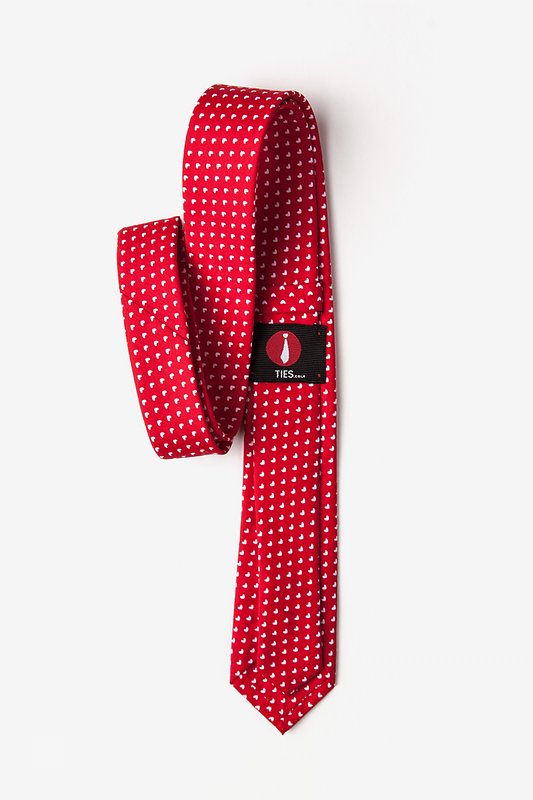 Bandon Red Skinny Tie