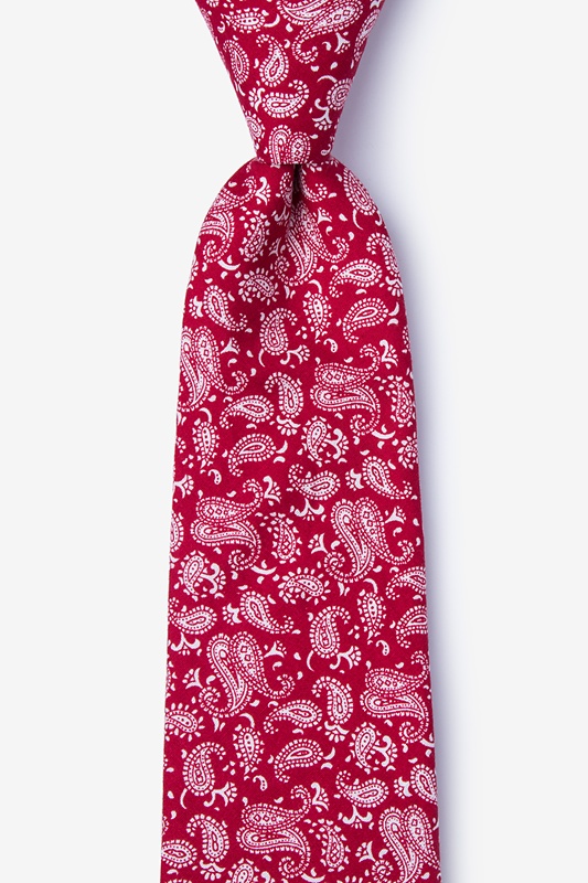 Blaze Red Tie