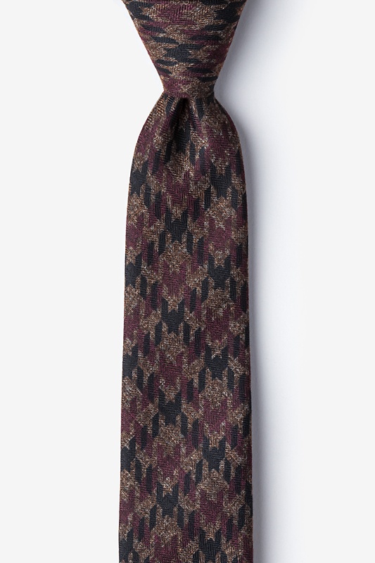 Chandler Red Skinny Tie