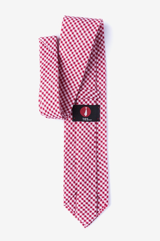 Chardon Red Extra Long Tie