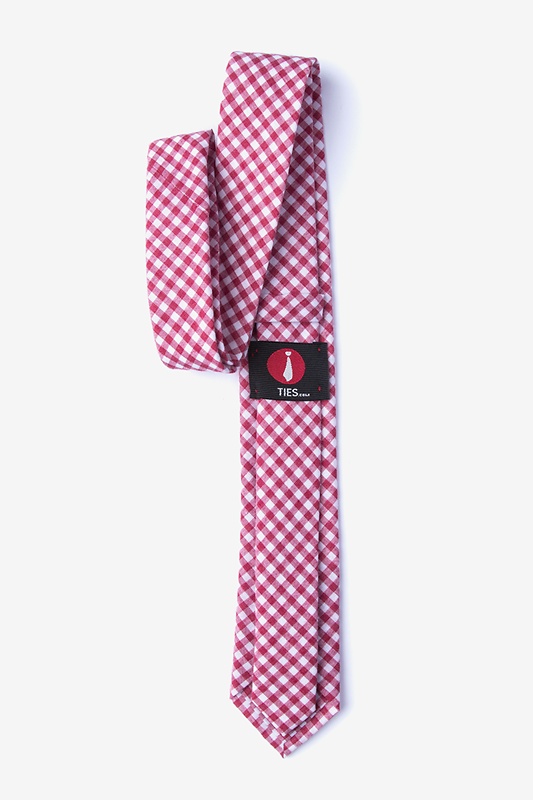 Clayton Red Skinny Tie