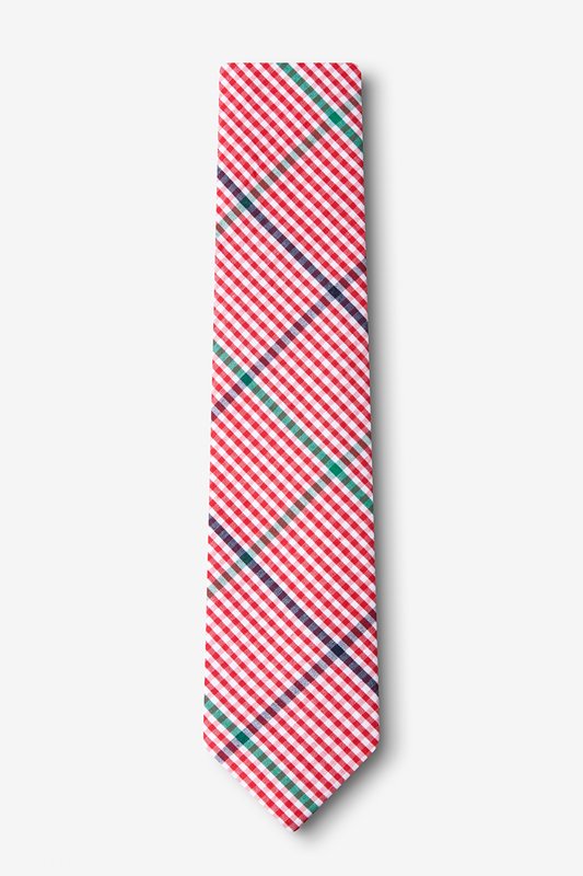 Douglas Red Skinny Tie