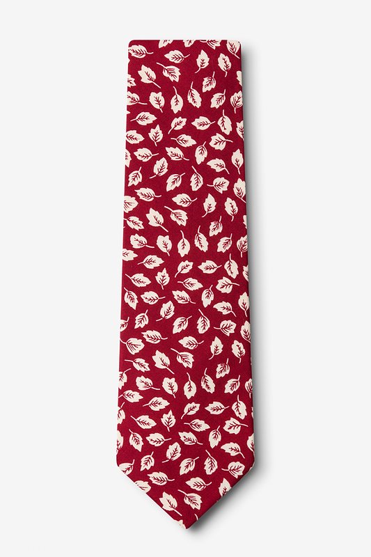 Florence Red Extra Long Tie