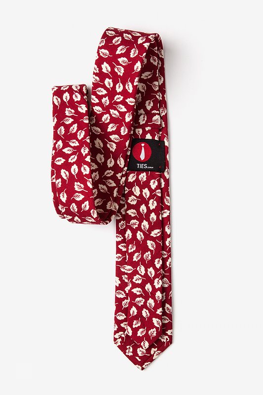 Florence Red Skinny Tie