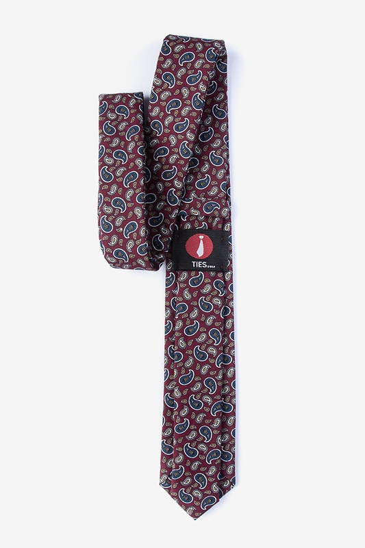 Hamilton Red Skinny Tie