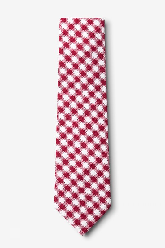 Kingman Red Extra Long Tie