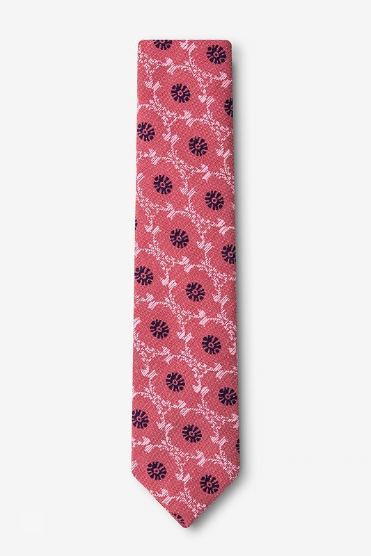 La Grande Red Skinny Tie