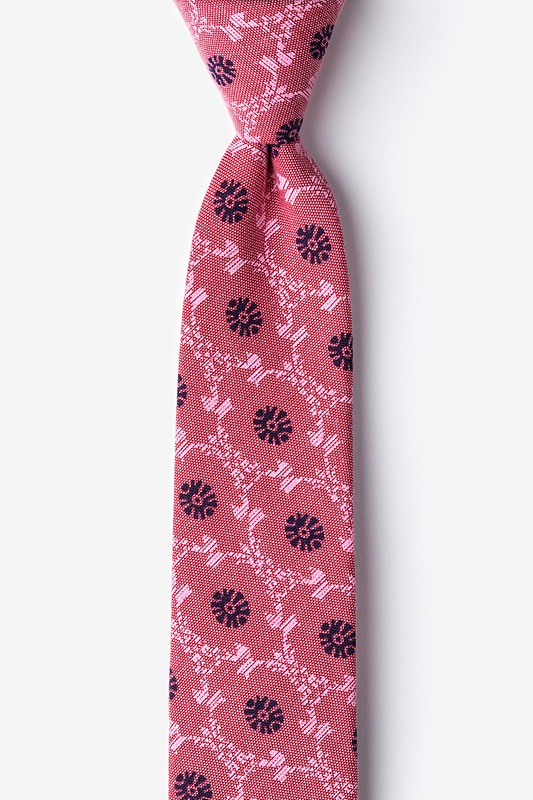 La Grande Red Skinny Tie