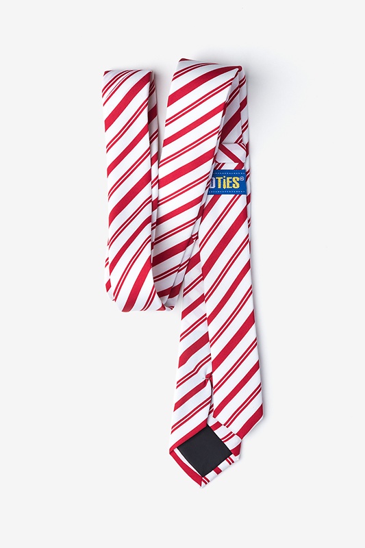 Candy Cane Red Skinny Tie