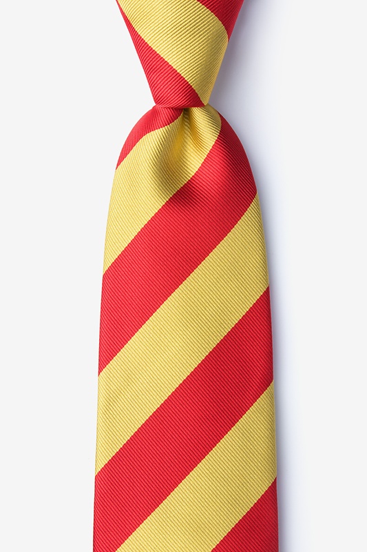 Red & Gold Stripe Tie