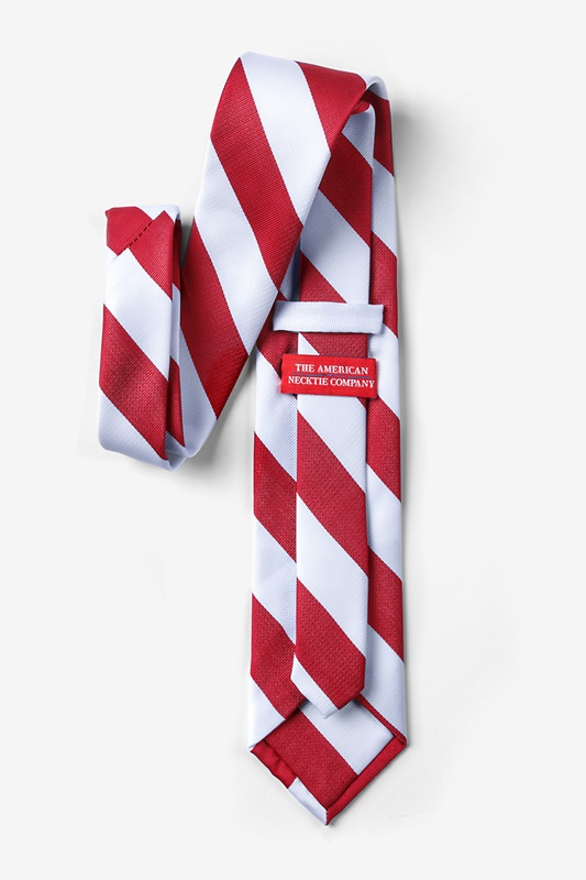 Red & White Stripe Tie