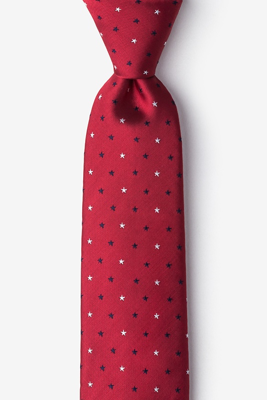 Stars Red Tie