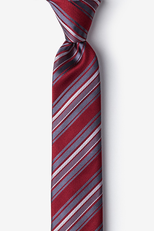 Banks Red Skinny Tie