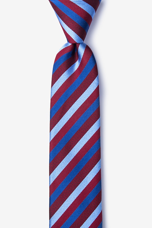 Fergus Red Skinny Tie