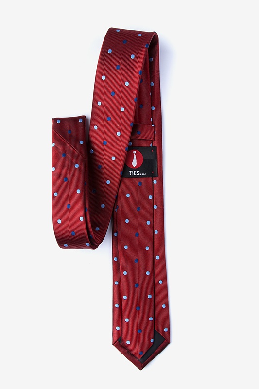 Grizzly Red Skinny Tie