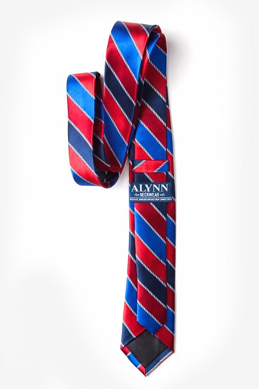 Know the Ropes Red Skinny Tie