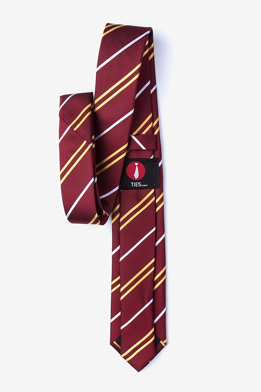 Maigue Red Skinny Tie