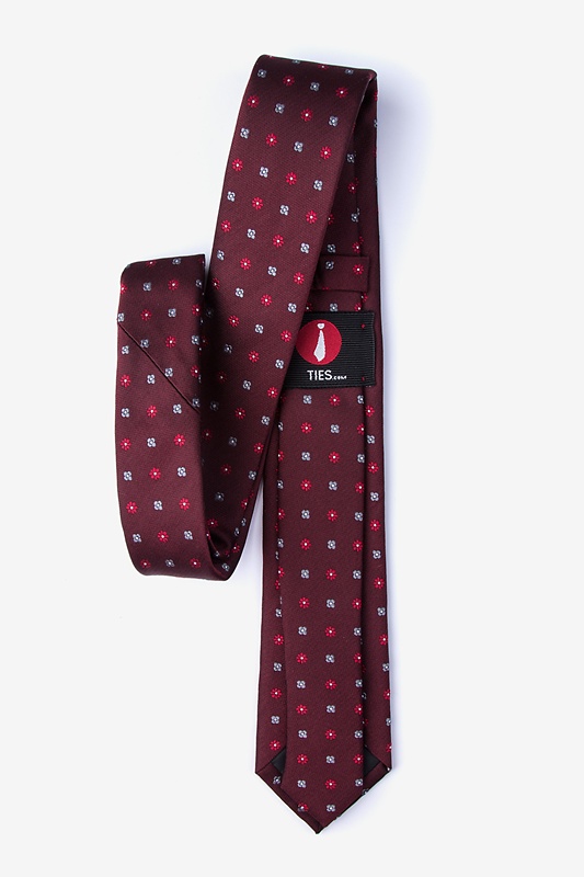 Monkey Red Skinny Tie