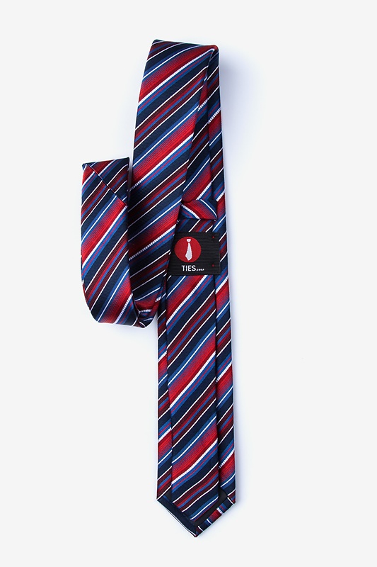 Moy Red Skinny Tie