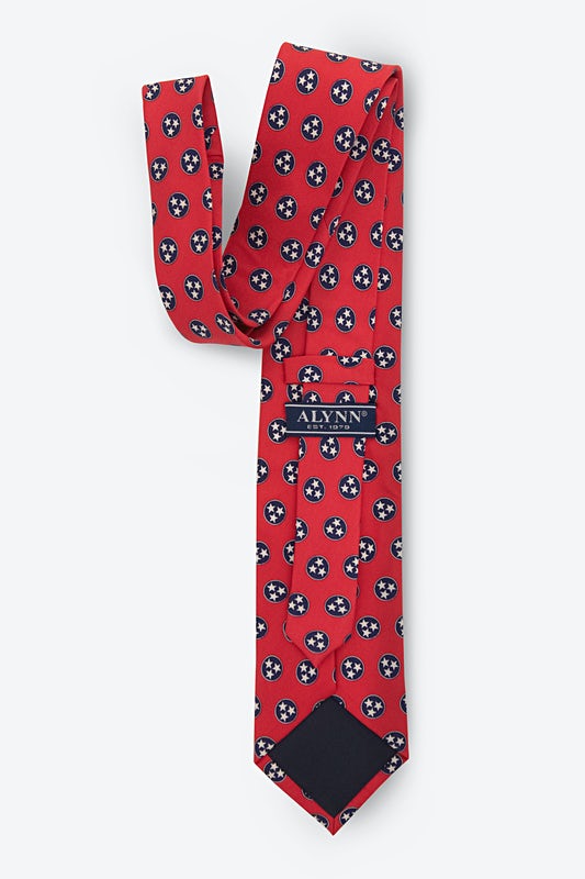 Tennessee State Flag Red Tie