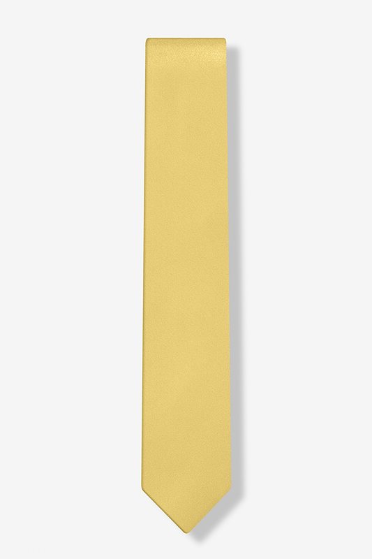 Rich Gold Skinny Tie